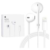 Wearfit Pro Tüm Apple iPhone Modelleriyle Uyumlu Kablolu Kulaklık Earpods Lightning Konventörlü - Beyaz