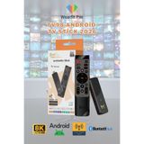 Wearfit Pro TV98 Android 14 TV Stick 8K Ultra HD 5G Çift WiFi Bluetooth H313 4 Çekirdek Akıllı TV Dönüştürücü