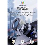 Wearfit Pro W93 Alüminyum Manyetik Telefon Tutucu Type-C Şarjlı 360° Döner 3 Eksenli Katlanabilir Telefon Tutucu