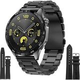 Wearfit Pro Wearfitpro Yeni Spor Watch Android Klasik Erkek Akıllı Saat Sesli Görüşmeli Nfc,gps Iphone Huawei Uyumlu 8 - 44 mm - Siyah