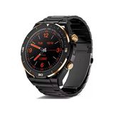Wearfitpro WR888 4g Lite Sim Kartlı Kameralı 32GB Aı Destekli Nfc Gps 1.54 Inç Yuvarlak Model Akıllı Saat - 44 mm - Siyah