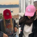 Wearflawless 2 Li Takım Unisex Nakışlı Spor Şapka - Standart - Kırmızı - Pembe