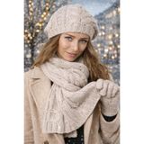 Wearflawless Atkı, Bere, Eldiven 3'lü Set, Kışlık Hediye, Kadınlar için Hediye, Sevgililer Günü Hediyesi