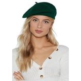 Wearflawless Fransız Ressam Bere Keçe Şapka yeşil Standart