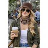 Wearflawless Kadife Şapka, Ayarlanabilir Trend Kadife Beyzbol Şapka, Spor Kadife Şapka - Standart - Kahverengi