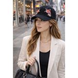 Wearflawless Kadife Şapka, Ayarlanabilir Trend Kadife Beyzbol Şapka, Spor Kadife Şapka - Standart - Siyah
