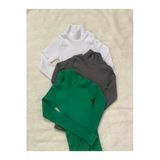 Wearflawless Kadın 3 lü Uzun Kollu Fitilli Balıkçı Yaka Örme Kaşkorse Bluz