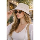Wearflawless Kadın Bucket Şapka, Yazlık Kova Şapka, Günlük Bucket/fisher Şapka - Standart - Bej