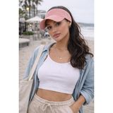 Wearflawless Kadın Vizör Şapka, Yazlık Spor Üstü Açık Esnek Şapka, Plaj Şapkası, Tenis Şapkası,trend Yazlık Şapka - Standart - Pembe