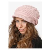 Wearflawless Siperli Triko Örme Bere Pembe Standart