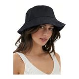 Wearflawless Siyah Yeni Kadın Bucket Şapka, Yazlık Plaj şapkası, Trend Kova Şapka