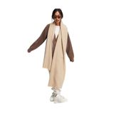 Wearflawless Unisex Sade Kalın Yumuşak Bej Atkı bej Tek Ebat
