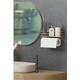 wearme Gold Yapışkanlı Raflı Kağıt Rulo Havluluk Havlu Kağıltlık Banyo Mutfak Düzenleyici Raf