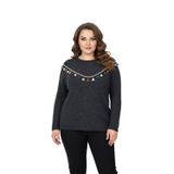 Wearon Kadın Yumoş Önü Püsküllü Modelli Bluz BGL-ST05142