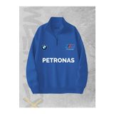 WEARTEX Yarım Fermuarlı 3 İplik BMW Petronas Baskılı Sweatshirt