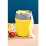Weather Forecast 304 Çelik Sarı 500 ml Yemek Mama Taşıma Saklama Kabı (Sıcak Tutmaz) cin560sr