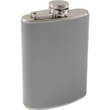 Weather Forecast Çelik 8 oz Gri Deri Kaplı 240 ml İçki Matarası rd56