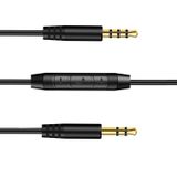 Weatwo Yedek Ses Kablosu Beats Kulaklıklar Aux Kablosu, 3,5 mm ila 3,5 mm Erkek Kulaklık Kablosu Beats Solo2 Solo3 Studio3 ile Uyumlu Kablosuz Pro Detoks, in-line Mikrofon ve Ses Kontrolü ile