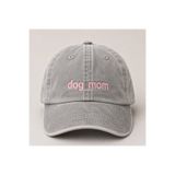 WeavedCo "Dog Mom" (Köpek Annesi) Minimal Nakışlı Vintage Yıkamalı Beyzbol Şapkası