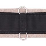 Weaver Leather Yün Karışımı Keçe Astarlı Düz Akıllı Cinch, Siyah, 30"