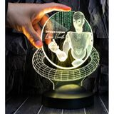 Web Tasarımcı Hediyesi, Grafiker Hediyesi, Developer Hediyesi, Yazılımcılar İçin Hediye, Matrix Temalı 3d Led Lamba