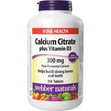Webber Naturals Calcium Citrate Plus Vitamin D3|kalsiyum Sitrat D3 Vitamini 300 Mg 350 Tablet - 1 Adet