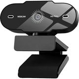 Webcam 1080P USB Kablolu Tak Çalıştır Konferans Kamera Dahili Mikrofon Chat Görüntülü Sohbet Yayın Kamerası Hd Video Web Kamerası A6 Web Cam (A6)