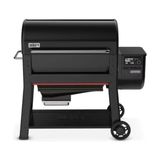 Weber 1500132 Searwood XL 600 Akıllı Wood Pellet Izgara Wi‑Fi/Bluetooth & DirectFlame - Siyah