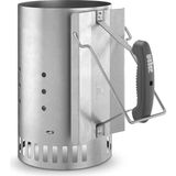 Weber 7416 Kömür Tutuşturma Bacası / Briketleri Tutuşturma Sıvısı Olmadan Hızlı Tutuşturmak Için Mangal Aksesuarı, Alüminyum Çelik, 6 L Kapasite - 0,01 g
