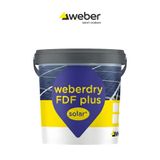 WEBER Dry Fdf Plus Solar + 20 Kg Beyaz | UV Dayanımlı, Elastomerik Çatı Teras Su Yalıtım Malzemesi