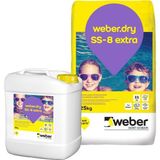 Weber Dry SS-8 25Kg+10Kg Polimer Emülsiyon Modifiyeli Çimento Esaslı Su Yalıtım Harcı