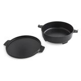 Weber Dutch Oven Duo GBS – Döküm Tencere Seti Çift Fonksiyonlu Kapak / Tava | 6,8 L Kapasite | Emaye Kaplı