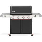 Weber Genesis® E-435W Gazlı Barbekü – 4 Brülör, Geniş Pişirme Alanı - Kırmızı - Siyah
