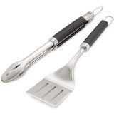 Weber Hassas Izgara Mangal Maşası ve Spatulası - 1 Adet - Gri