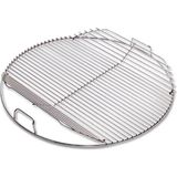 Weber Hinged Cooking Grate 8414 Menteşeli Pişirme Izgarası – 47 cm Kömürlü Barbeküler İçin Plated Steel | Katlanabilir Yan Kanatlar | Kömür Yenilemeyi Kolaylaştırır
