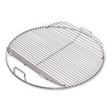Weber Hinged Cooking Grate 8424 Menteşeli Pişirme Izgarası – 57 cm Kömürlü Barbeküler İçin Plated Steel | Katlanabilir Yan Kanatlar | Kömür Yenilemeyi Kolaylaştırır