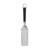 Weber Izgara plakaları için spatula seti – Planchas, 2 parça, paslanmaz çelik, eğimli ön kenarlı, ızgara yiyeceklerin altında kolay kayma için – gümüş – siyah (3400424)