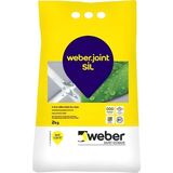 Weber Jointsil 2 kg Açık Gri Derz Dolgusu Yüksek Performanslı Silikon Katkılı 437