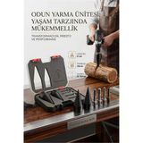 Weber Serisi: 6 Parçalı Profesyonel Çelik Odun Yarma Ahşap Ayırma Ve Matkap Ucu Seti 722982