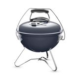 Weber Smokey Joe Premium kömür mangalı, Ø 37 cm ızgara yüzeyi, pratik taşıma saplı, porselen emaye kapak ve kazan – Slate Blue (1126804)