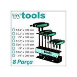 Weber Tools T Saplı 8 Parça Allen Seti