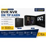 Weberbox WB-PRO4511 Dvr Nvr Güvenlik Kamera Kabini 35X45X11 cm Kilitli Metal Kutu Güvenlik Sistem Kabini