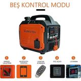 Webesten 24V Dc Portatif Jeneratör 1800W (24V Akü Doldurur) - Turuncu