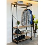 Weblonya Açık Gardrop Raf Çok Amaçlı Dolap Gardolap 6069 Kahverengi