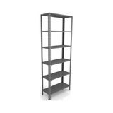 Weblonya Metal Çelik Raf Sistemi Kitaplık Arşiv Rafı 200cm Yükseklik 93cm Genişlik 31cm Derinlik