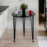Weblonya Mutfak Masası Yuvarlak Yemek Masası Balkon Masası 5421