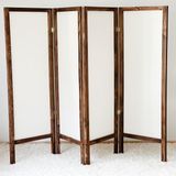 Weblonya Paravan Seperatör Panel Kumaş Paravan Ara Bölme Aparat 5216 - 160 cm yükseklik Toplam genişlik : 200 cm - Ahşap