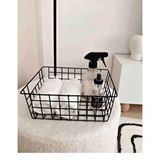 Weblonya Tel Sepet Organizer Çok Amaçlı Raf 6046 Siyah
