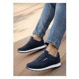 WEBORN Erkek Günlük Ortopedik Esnek Bağcıklı Hava Alan Rahat Yumuşak Taban Sneaker Spor Ayakkabı