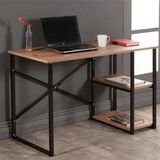Webreyon35 Metal Çalışma Masası Ofis Bilgisayar Laptop Masası 50x120 cm Ceviz - Y: 71 cm D: 71 cm G: 120 cm - Meşe